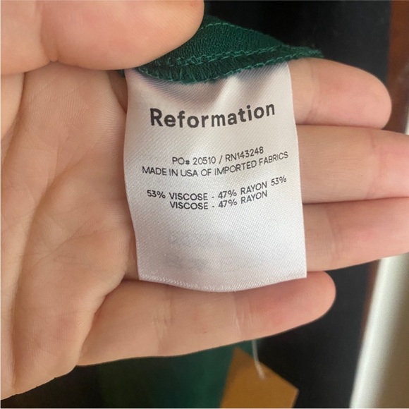 Reformation Grady emerald dress - Picture 5 of 5